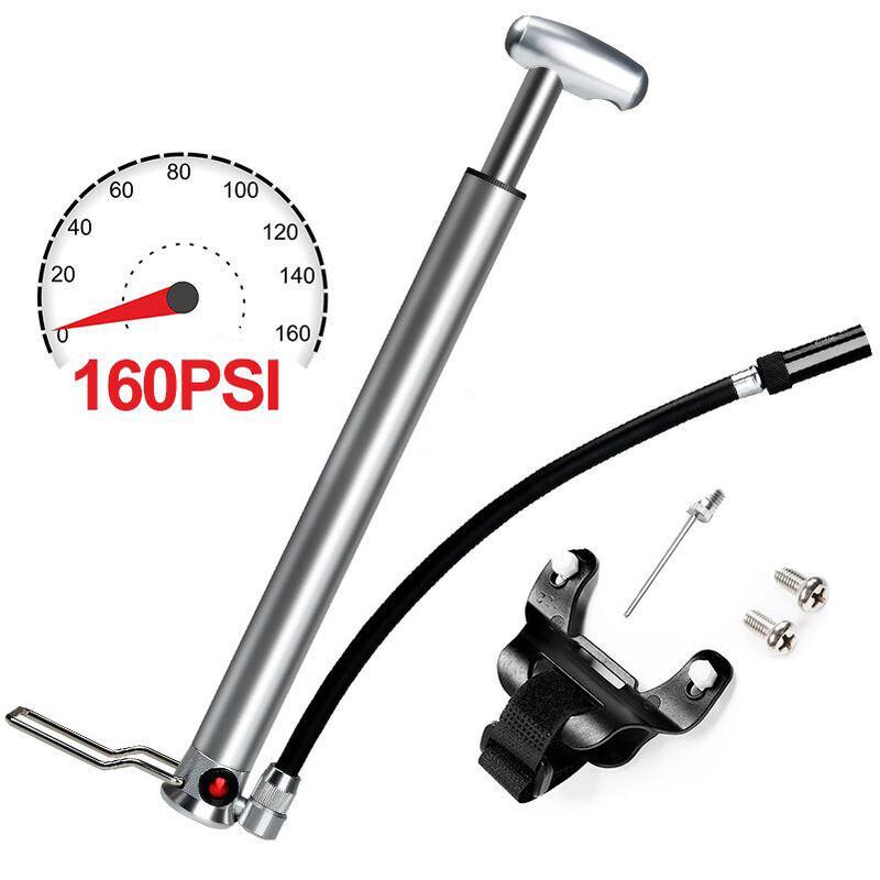 Mini Aluminum Bike Pump 100 PSI Hand Air Inflator For Cycling Frames Portable With Presta