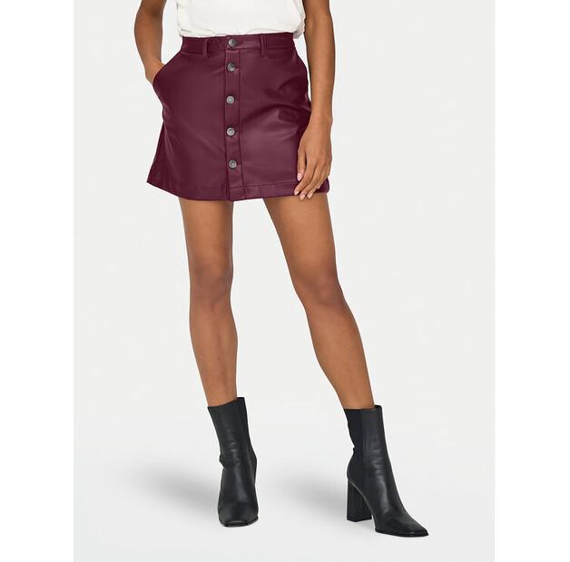 Юбка из искусственной кожи ONLY Amazing EU XL