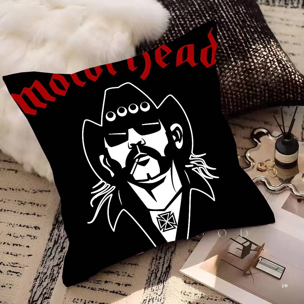 

Singer L-lemmy K-kilmister Pillow Case Square Pillow Bedroom Sofa Leisure Comfort Cushion Car Living Room Home Decoration 16x16Inch