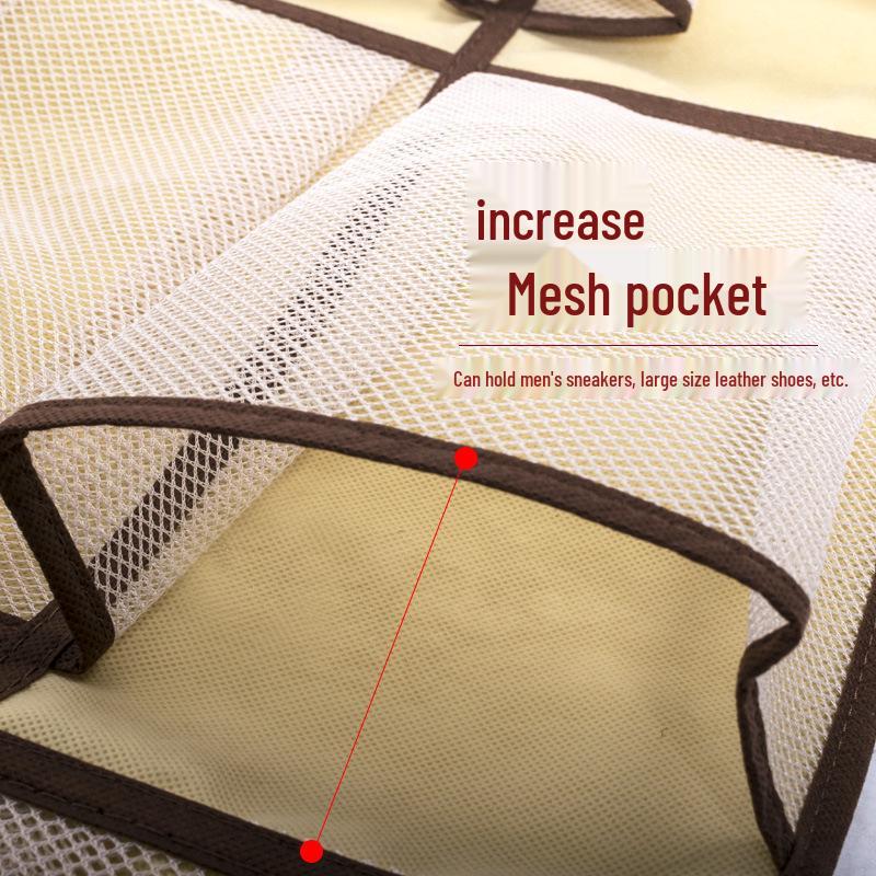 Hot-Selling 12-Pocket Hanging Shoe Organizer for Behind-the-Door Storage