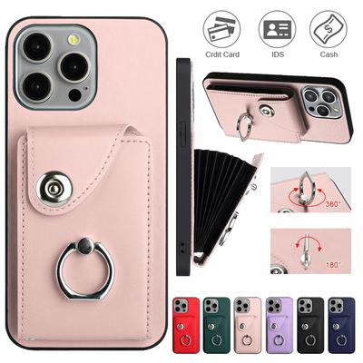 Organ Card Bag Wallet Card Slot Flip Leather Case for IPhone 15 14Plus 13 12 11 Pro Max XSMax for Samsung S23 S22 Ultra Plus S21 S20FE A15 A25 A14 A54