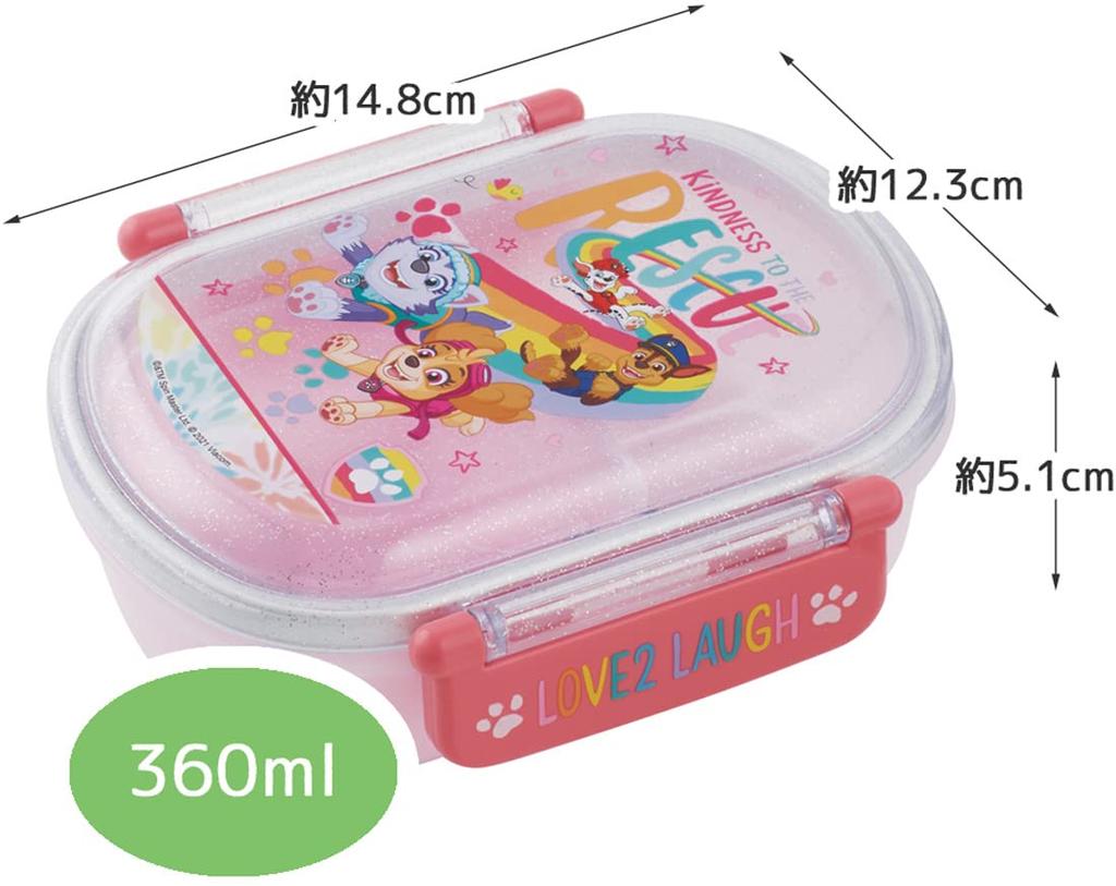 Skater Lunch Paw Patrol Made In Children's Box, 360ml, Antibacterial, Rescue, Japan, QAF2BAAG-A