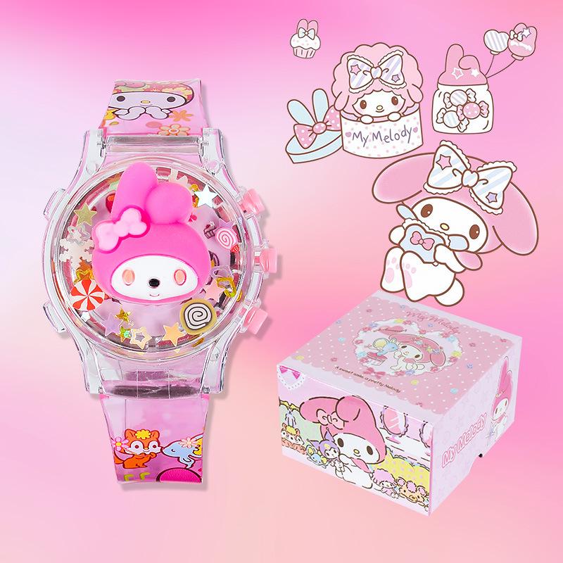 Rotating Luminous Music Cartoon Watch for Kids - TikTok Style