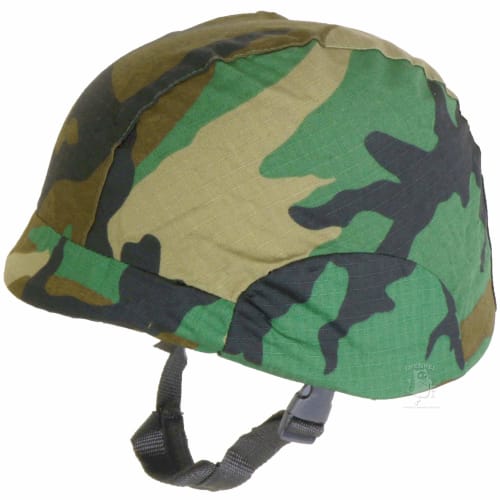SHENKEL US Military SWAT Fritz Tactical Helmet with Camouflage Cover! Woodland M88 for US Military Airsoft