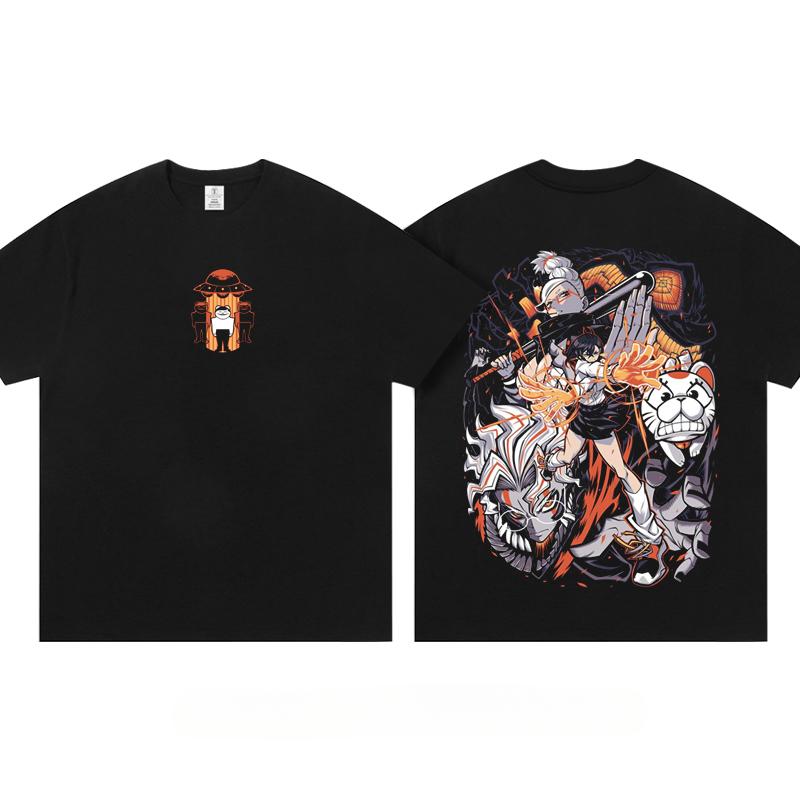 

Dandadan Bold Party Buqi Сверхъестественное оружие Анимированный мультфильм Вокруг моды Повседневные мужские и женские футболки M