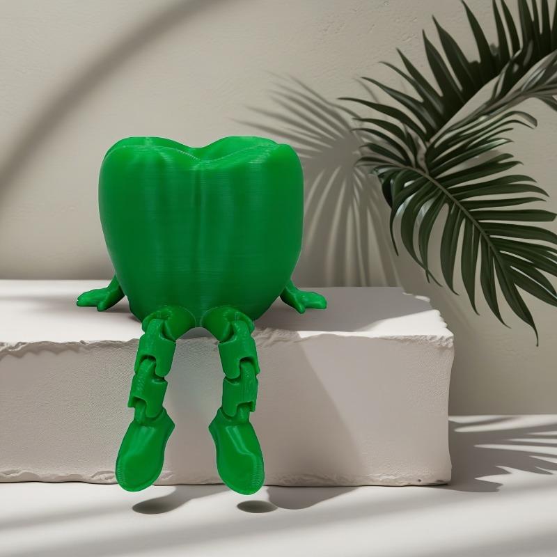 3D-gedruckte Zahnskulptur-Ornamente, Niedliche Zahn-Dekorationen mit Beinen, Lustige Schreibtisch-Zahnarzt-Dekorationen, Einzigartige Wohndekoration