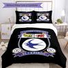 Cardiff Fc Crest Printed Pattern Duvet Cover Set – Includes 1 Duvet Cover and 2 Matching Pillowcases Bedroom Decor Christmas Gifts