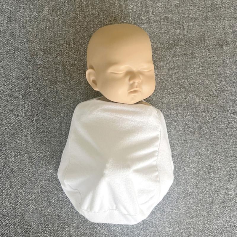 0-1Month Baby Photo Props Sleeping Bag Newborn Photography Costume Infant Photoshooting Posing Backdrop Newborn Wrap Bag