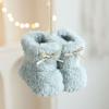 Christmas Boot Ornament Fuzzy Shoes Christmas Tree Hanging Ornaments Soft Plush Winter Boots Pendant for Home Office Decor