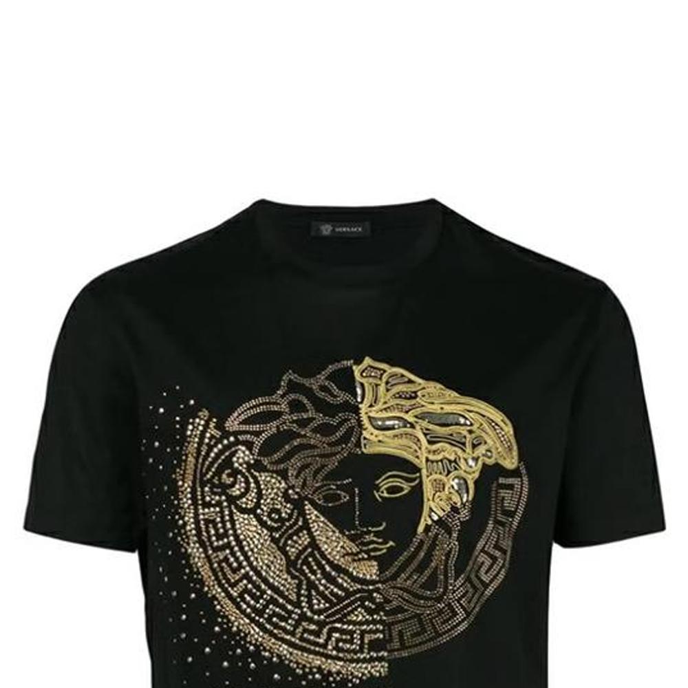 VERSACE SS23 T Shirt Men's Black A75049-A201952-A92Y