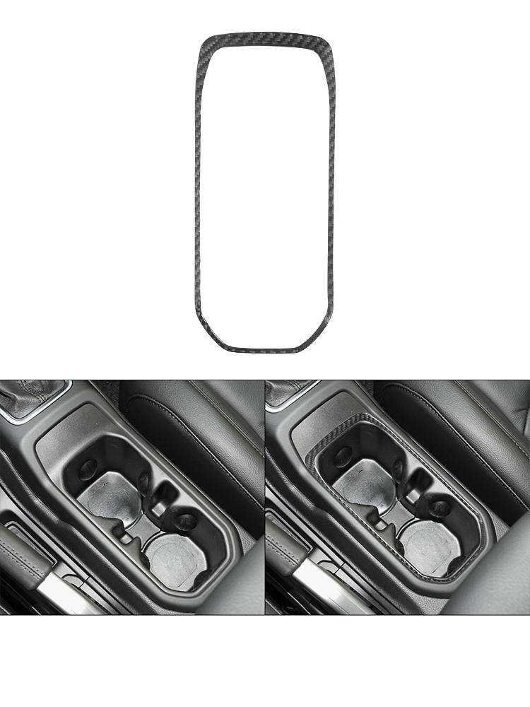 For Jeep Wrangler JL 2018-2023 Gladiator 2020-2023 Car Interior Button Panel Decoration Protection Carbon Fiber Sticker
