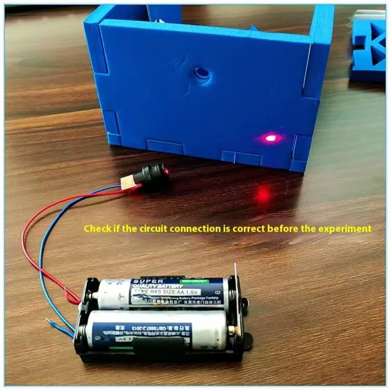 Light Reflex Experiment DIY Handmade Invention Toy Kids Science Educational Physics Experiments Chirstmas for Childre Xmas Gift