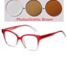 0 -0.5 -0.75 To -6.0  Anti Blue Rays Oval Prescription Spectacles With Cylinder Vintage Spring Hinge Short-Sight Eyewear