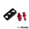 MUGE-1Pcs Car Aluminum Alloy Turbo Fuel Rail Delivery Regulator Adapter with Fittings for Honda /Mitsubishi /Toyota RS-FRG012
