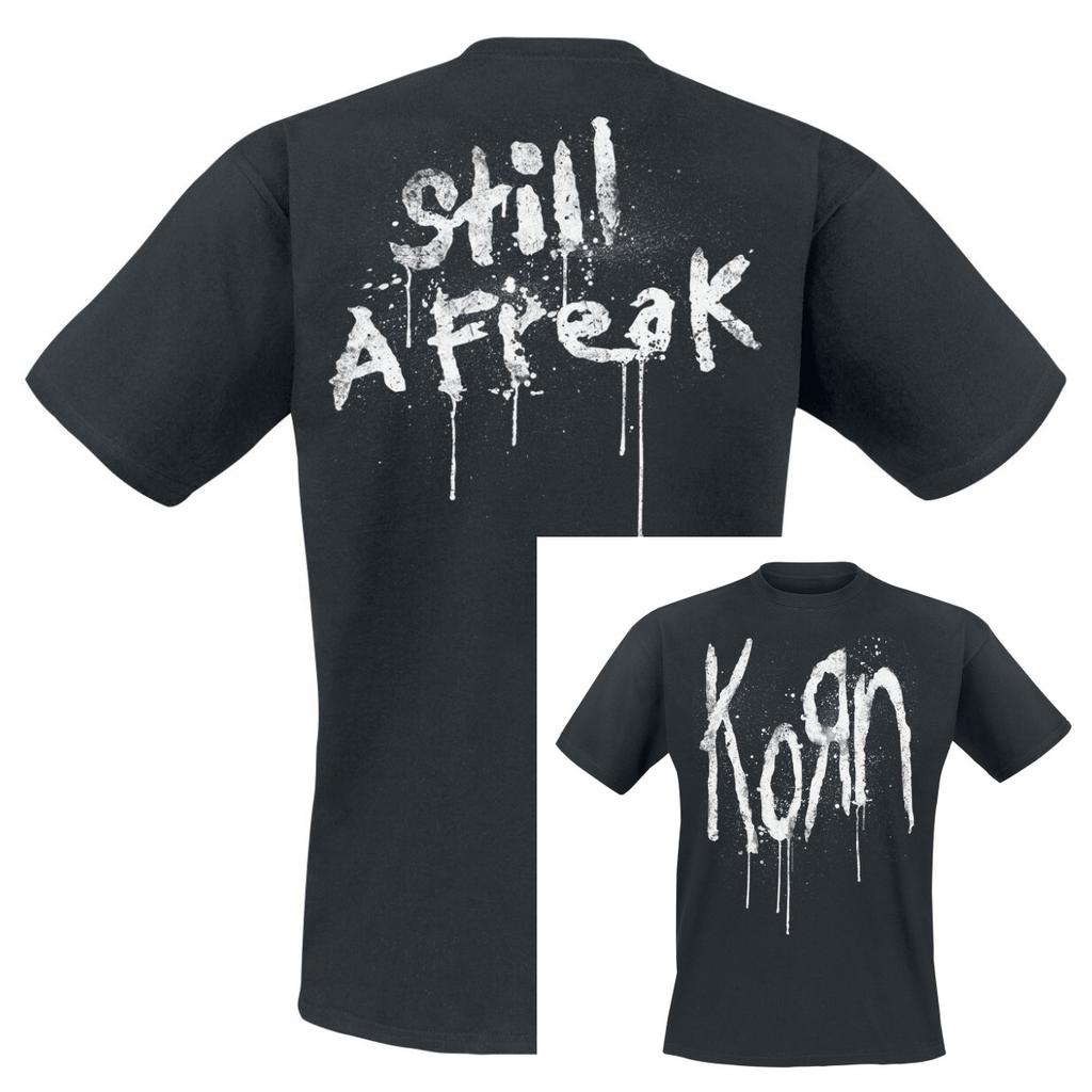 New Korn Graphic Cotton Band Shirt Unisex Summer Short Sleeve Fashion Brand Tee Luxury Casual Vintage