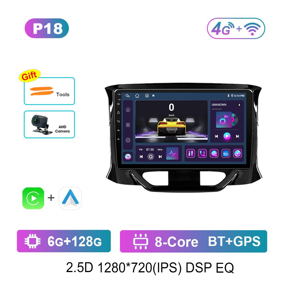 Android Car Radio Multimedia Video Player for LADA X ray Xray 2015 - 2019 GPS Navigation 4G WiFi Bluetooth HD Touch Screen