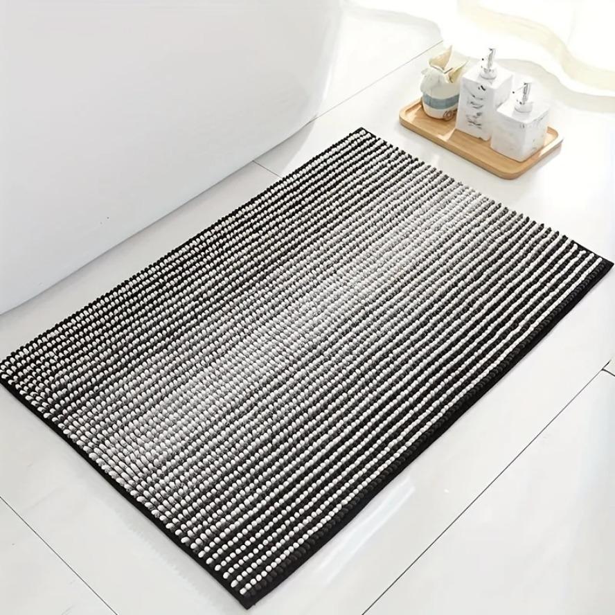 Bathroom Carpet and Mat Set, Thick Absorbent Schneider Non-slip, Soft and Fluffy Mat, Machine Washable