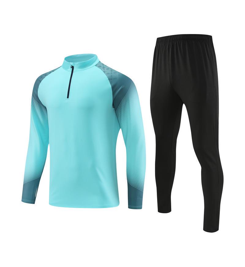 Unisex Long-Sleeve Football and Fitness Training Suit for Adults