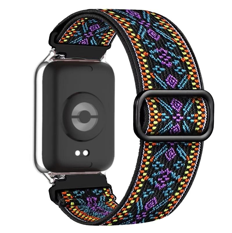 Nylon Strap for Xiaomi Mi Band 8 Pro/9 Pro Sports Elastic Replacement Bracelet WristBand Correa for Redmi Watch 4 Accessories