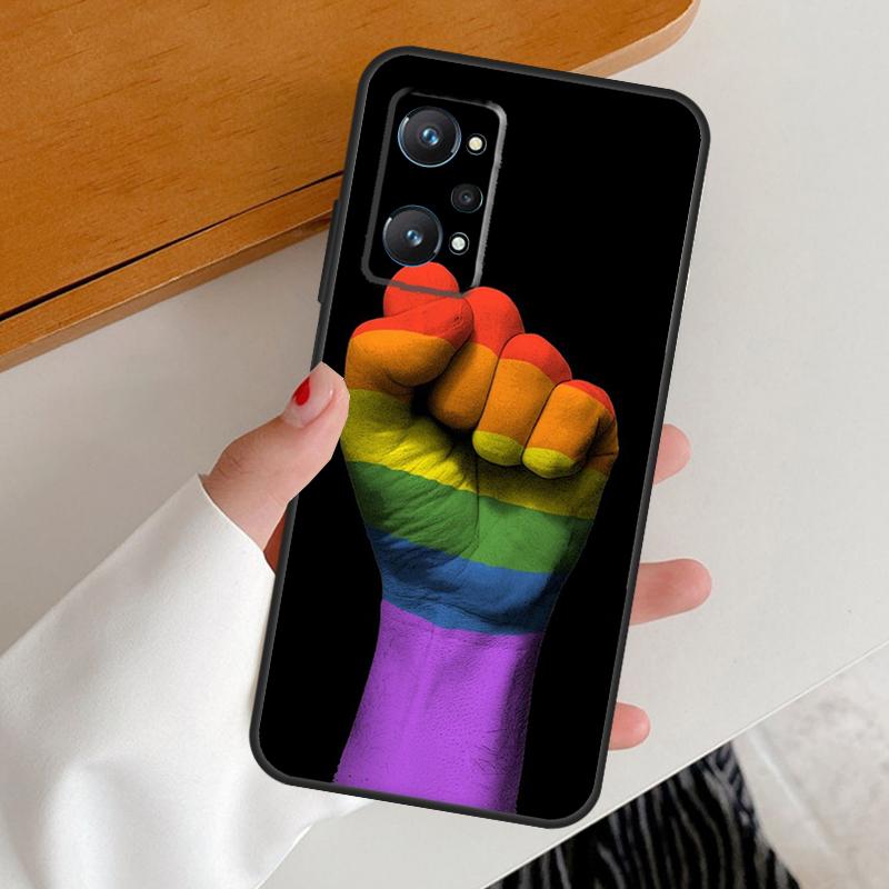 Gay Pride Rainbow Flag For Realme 15 Pro GT7 GT6 10 11 12 13 14 Pro Plus C67 C63 C61 C55 C51 C53 C35 C75 C65 Case