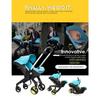 Bazarland30. 4-in-1 Stroller for Newborns, Lightweight and Multifunctional Travel System. Pink.
