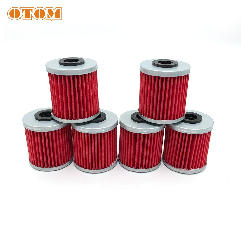 OTOM 2pcs Motorcycle High Performance Power-sports Cartridge Oil Filter For SUZUKI RMZ 250 450 RMZ250 2004-2018 RMZ450 2005-2018