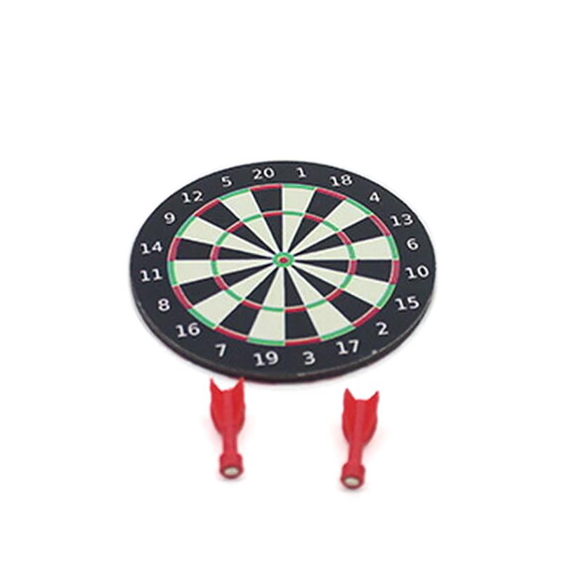 2Sada Domeček pro panenky Miniaturní Magnetické 2 Šipky Sportovní Hračky Sada Mini Šipky Sportovní Sada Model Domov Venkovní Scéna Doplňky