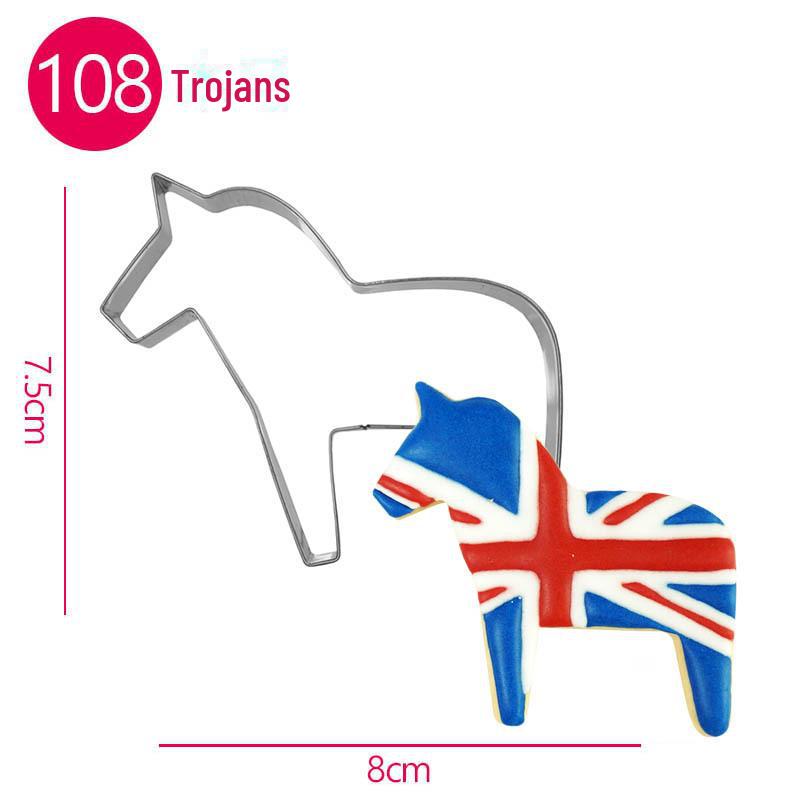 

Набор форм для печенья и помадки из нержавеющей стали - дизайны слона и жирафа