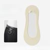 Female Spring and Summer Thin Style No Trace No Drop with Non Slip Silicone Invisible Ice Silk Boat Socks