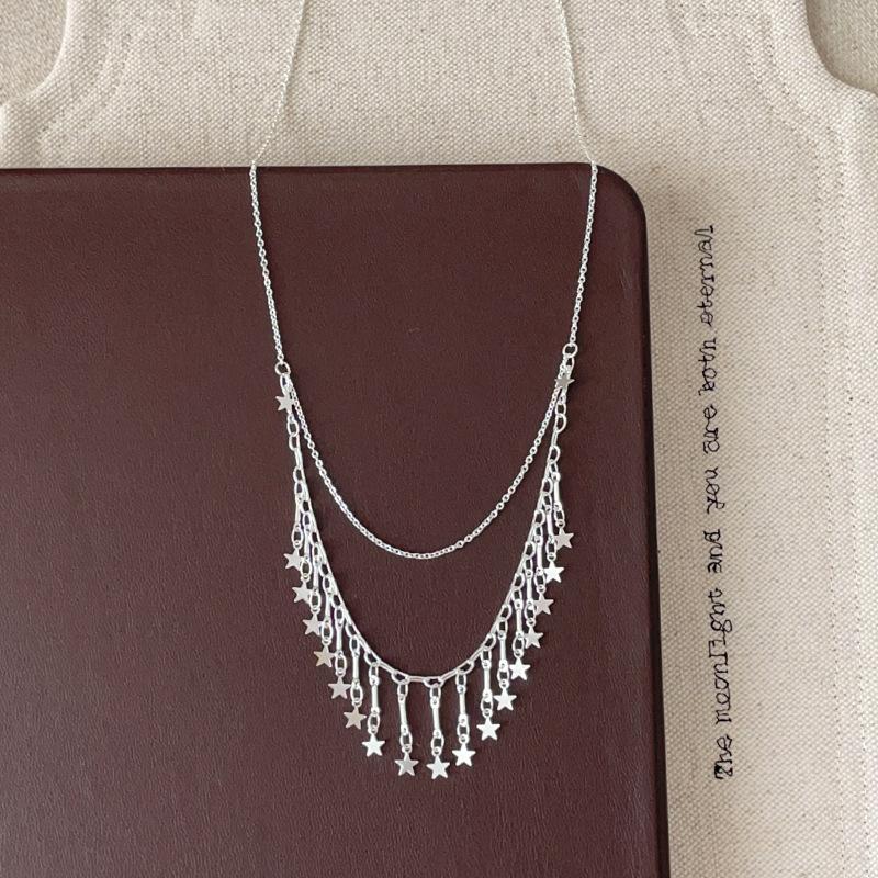 Star Tassel Clavicle Chain Sweet Cool Fashion Jewelry