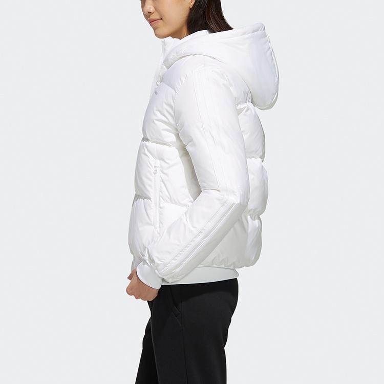 (WMNS) Adidas Neo Sporty Puffer Jacket 'Pure White' Women's EI4407