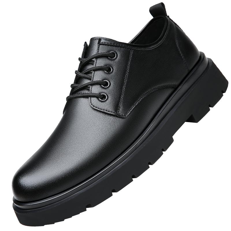 

Classic Business Men S Leather Shoes Minimalist And Elegant Styles Daily Office And Dress Black Four Seasons Versatile Hot 44