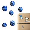 6Pcs 3D Blueberry Fridge Magnet DIY Home Office Kitchen Locker Fridge Resin