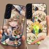 Game GI Kirara Mobile Phone Case for Samsung Galaxy A56 55 54 53 52 51 36 35 34 23 16 15 5G Glass Colorful Cover Luxury Pretty