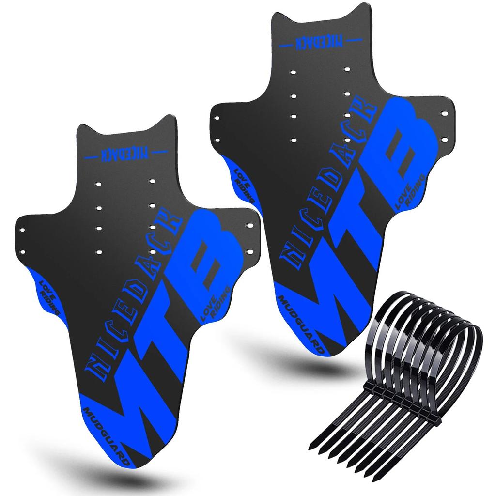 2PCS New 2022 Mud MTB guard Bicycle Mountain Road Bike Fenders Wings Cycling bike front fender cool Bicycle Accessories