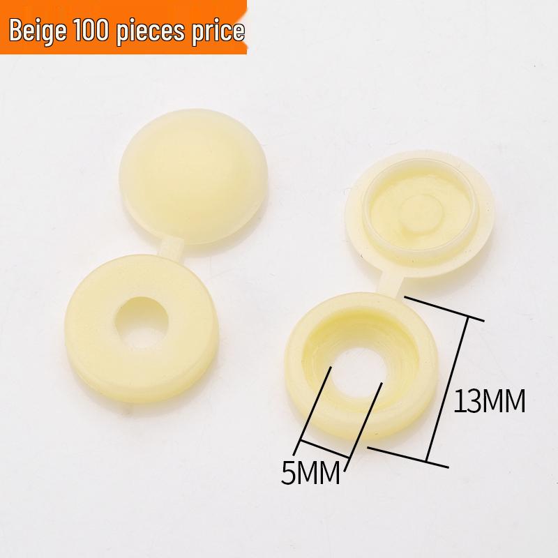 M4/M5 Plastic Self-Tapping Screw Cap and Cover for Furniture Cabinet