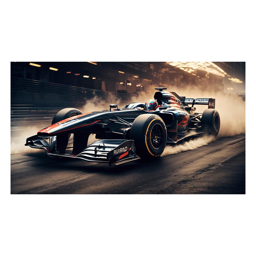 Racing Car Wall Art Picture Vehicle Modern Canvas Painting Poster and Print for Living Room Bedroom Home Decor