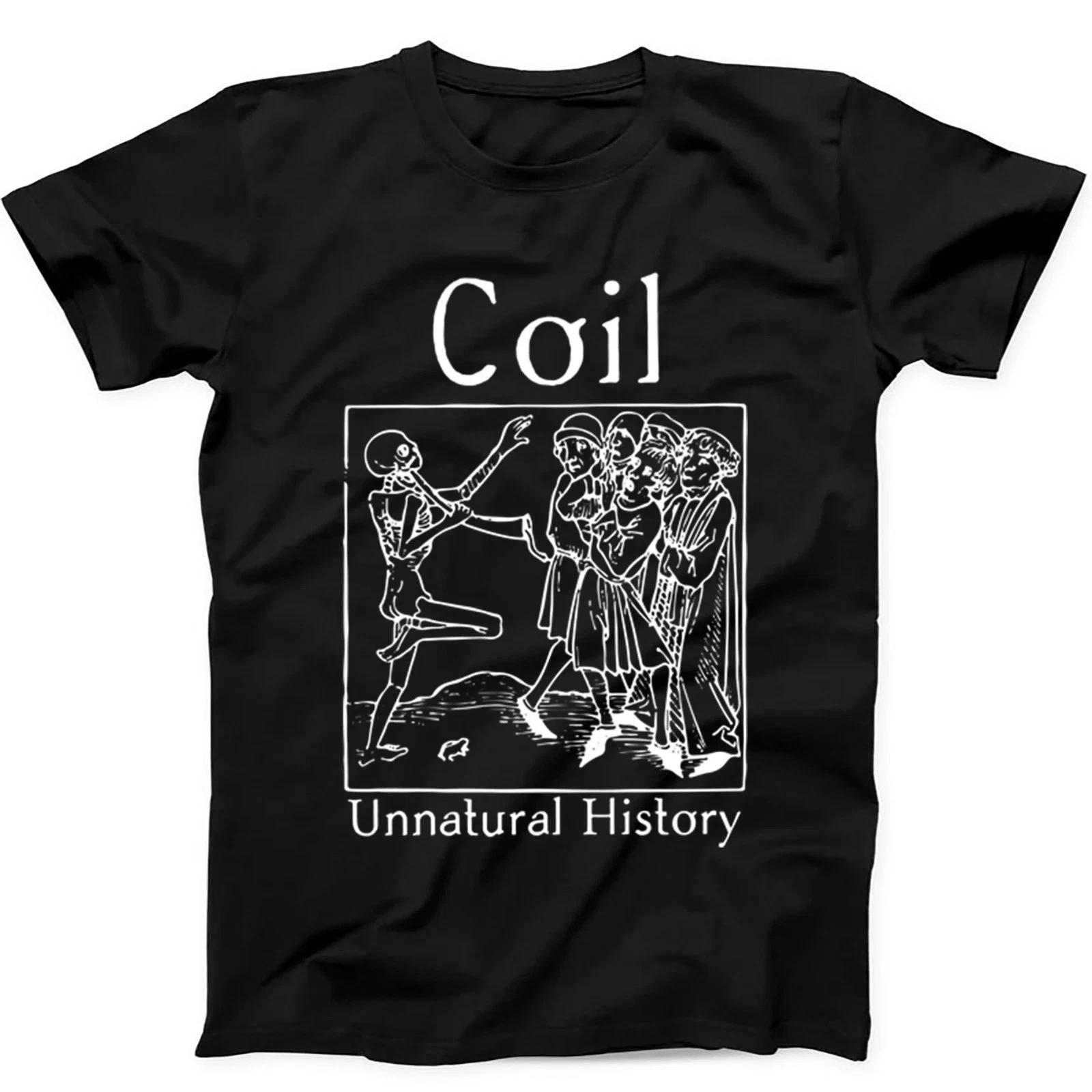 Coil Unnatural History Electronic Music Black Unisex T-Shirt S-5XL Q8614 XL