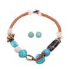 New Bohemian Statement Big Beads Necklace Handmade for Women Girl Gift Beach Party Jewelry