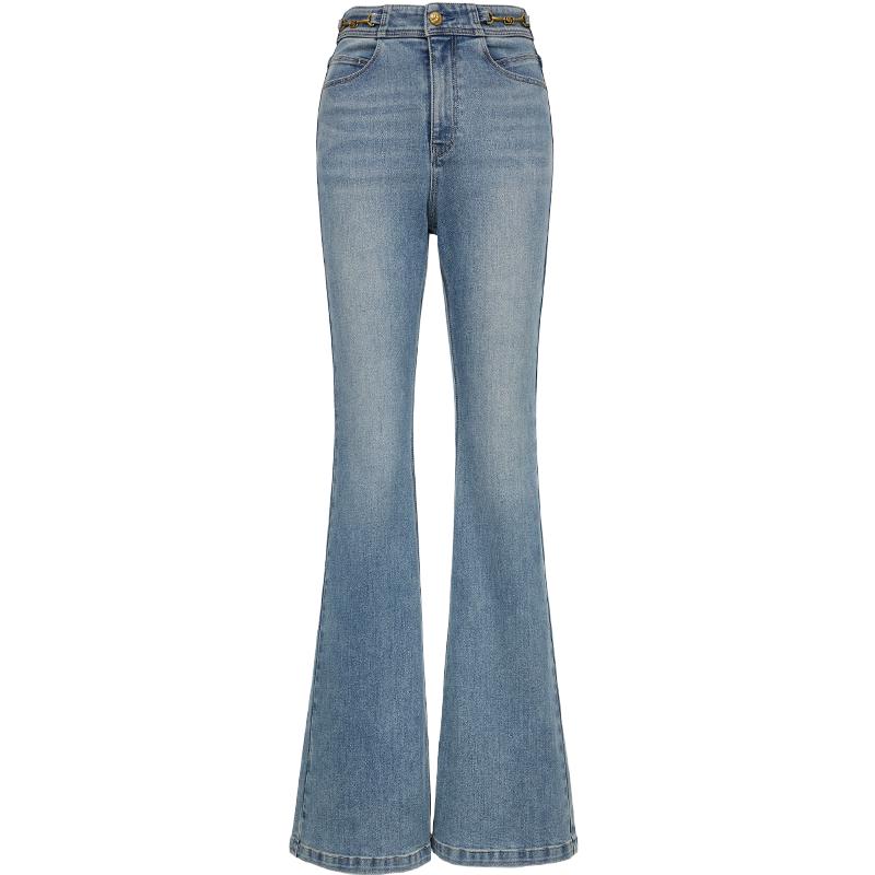 

ONLY Women s 2025 Summer High-Waist Flare Jeans M
