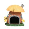 Resin Fish Tank Decor Figures Simulation Mushroom Conch House Fish Shrimp Hiding Cave Shelter Aquarium Landscaping Decor Accesso