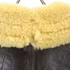 REAL McCOY B-3 Typ Schaffell Fliegerjacke 40 Braun Mouton Herren Gebraucht