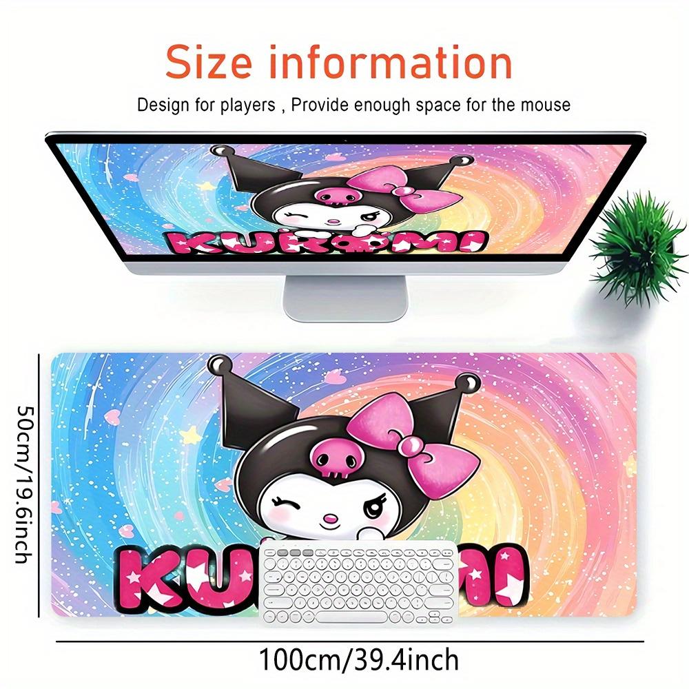 Kuromi, Cute Themed XXL Mouse Pad - Non-slip Rubber Desk Mat for Gaming and Office Use, Multi-Function Keyboard  0826083a