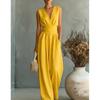 2026 Bohemian Wide-Leg Jumpsuit With Waist-Cinching Fit Functional Pockets - Collection