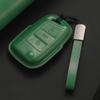 KTDJ9 Leather Car Key Cover Case Protection Shell Keychain For Skoda Octavia A5 kodiaq Fabia Scala Karoq Superb Kamiq Rapid Yeti