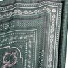HERMES   scarf green cashmere/silk Women