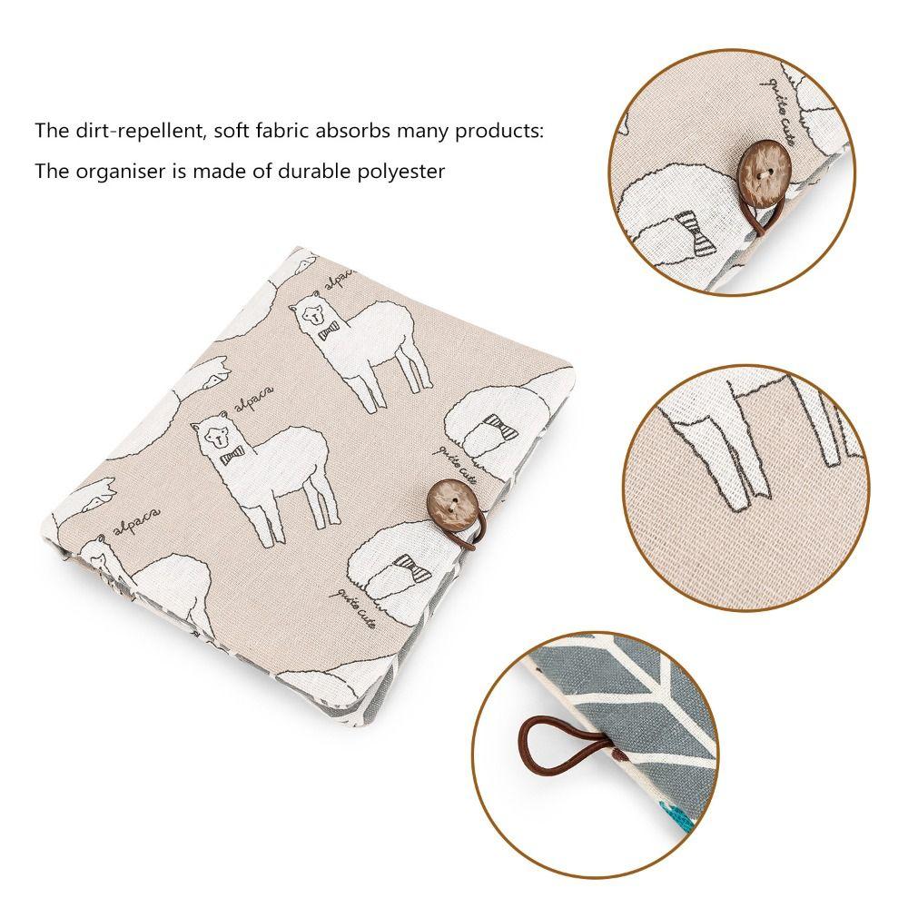 Portable Baby Diapers Storage Pouch Cartoon Pattern Paper Towel Diaper Handbag Shopping Bag