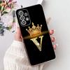 For Samsung Galaxy A23 A33 A53 A73 5G Case New Crown Letters Cover Soft Silicone Case For Samsung A23 A 33 73 Galaxy A53 5G Bags