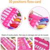 30/50 hole Floss Organizer Embroidery Thread Organizer For Cross Stitch Thread Embroidery Floss Embroidery tool thread arranger