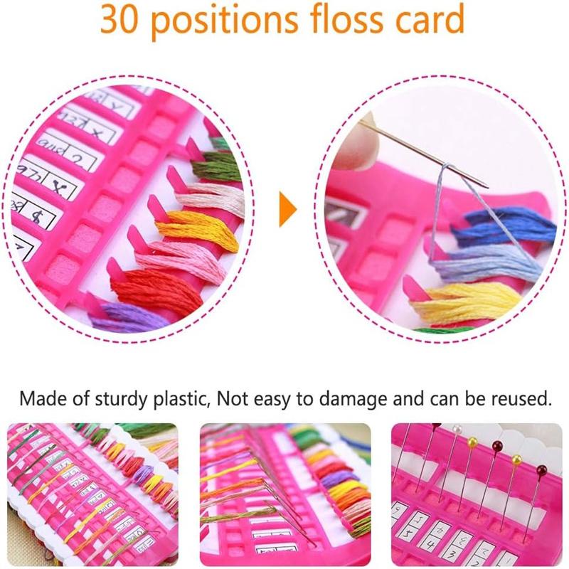 30/50 Hole Floss Organizer Embroidery Thread Organizer For Cross Stitch Thread Embroidery Floss Embroidery Tool Thread Arranger